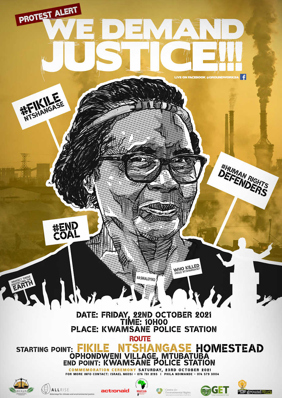 We demand Justice - pritest alert poster